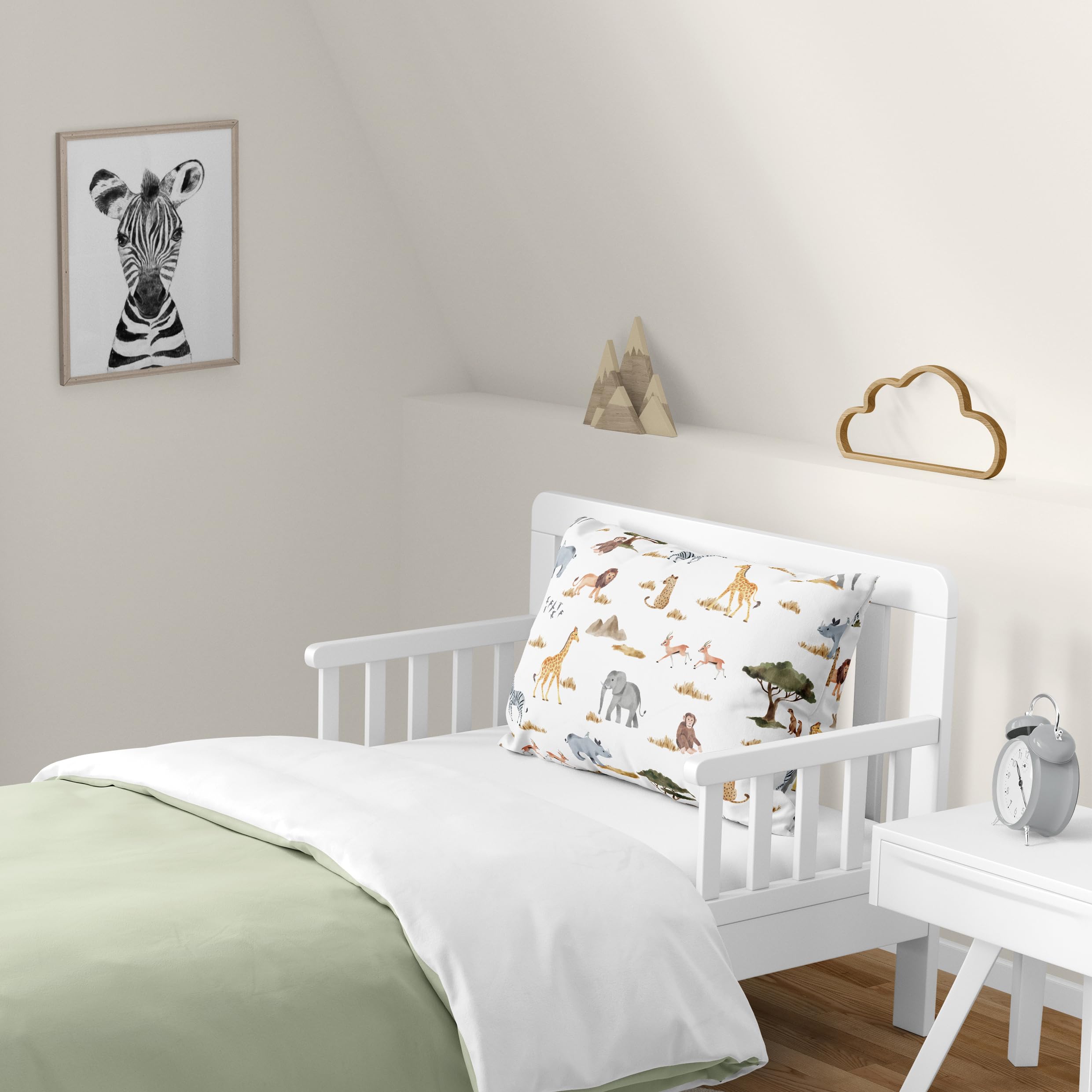 Foto 2 | Almohada Para Niños Pequeños Sweet Jojo Designs Jungle Animals, 33 X 46 Cm - Venta Internacional.