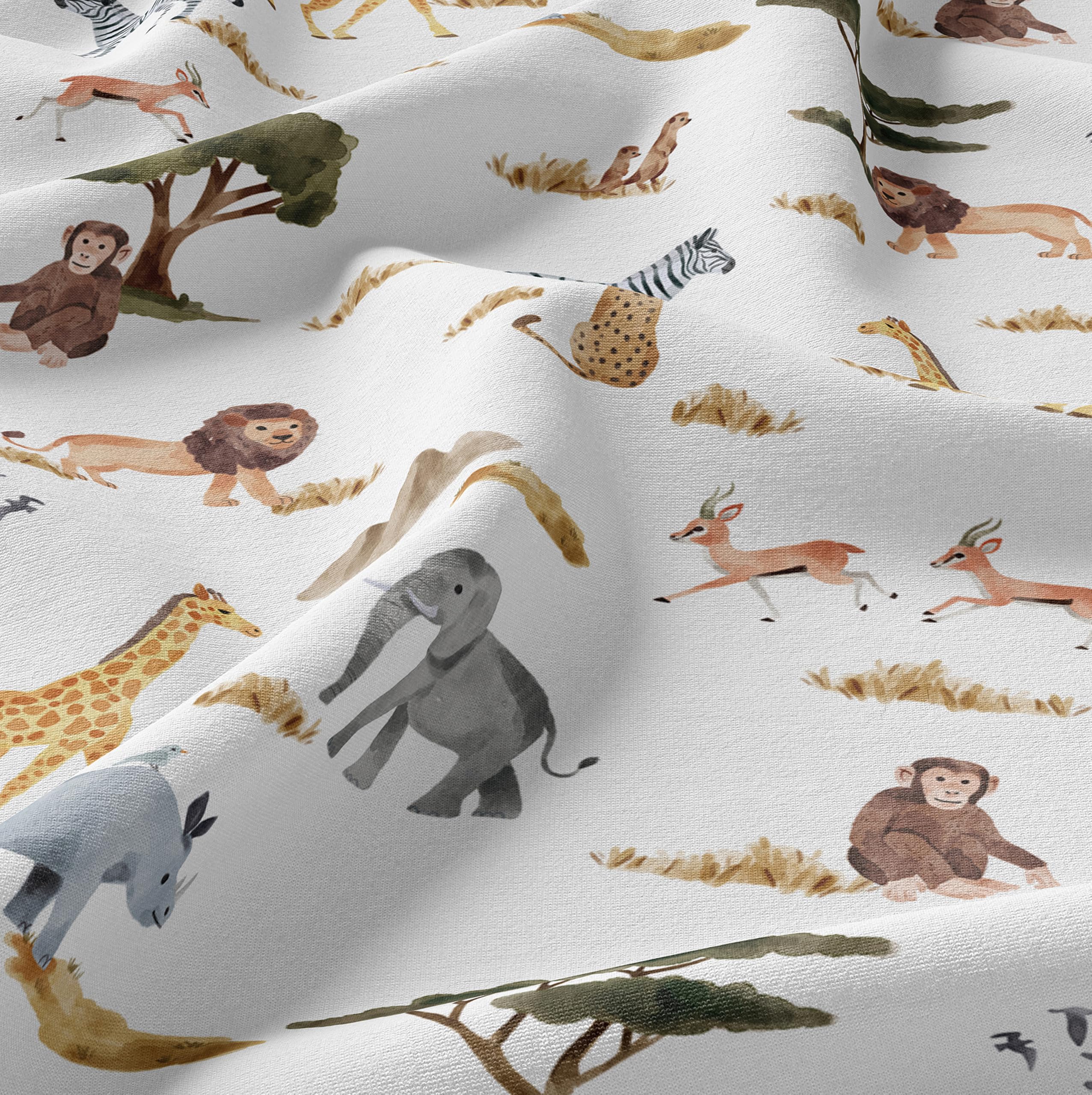 Foto 7 pulgar | Almohada Para Niños Pequeños Sweet Jojo Designs Jungle Animals, 33 X 46 Cm - Venta Internacional.