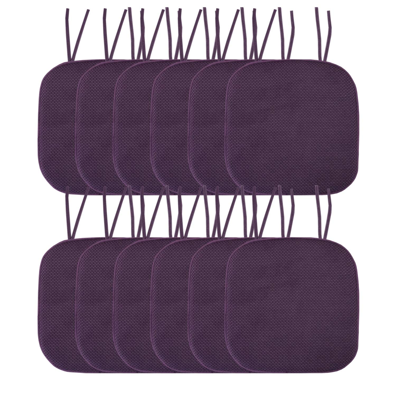 Foto 1 | Cojín Para Silla Sweet Home Collection, Espuma Viscoelástica, Paquete De 12 - Venta Internacional.