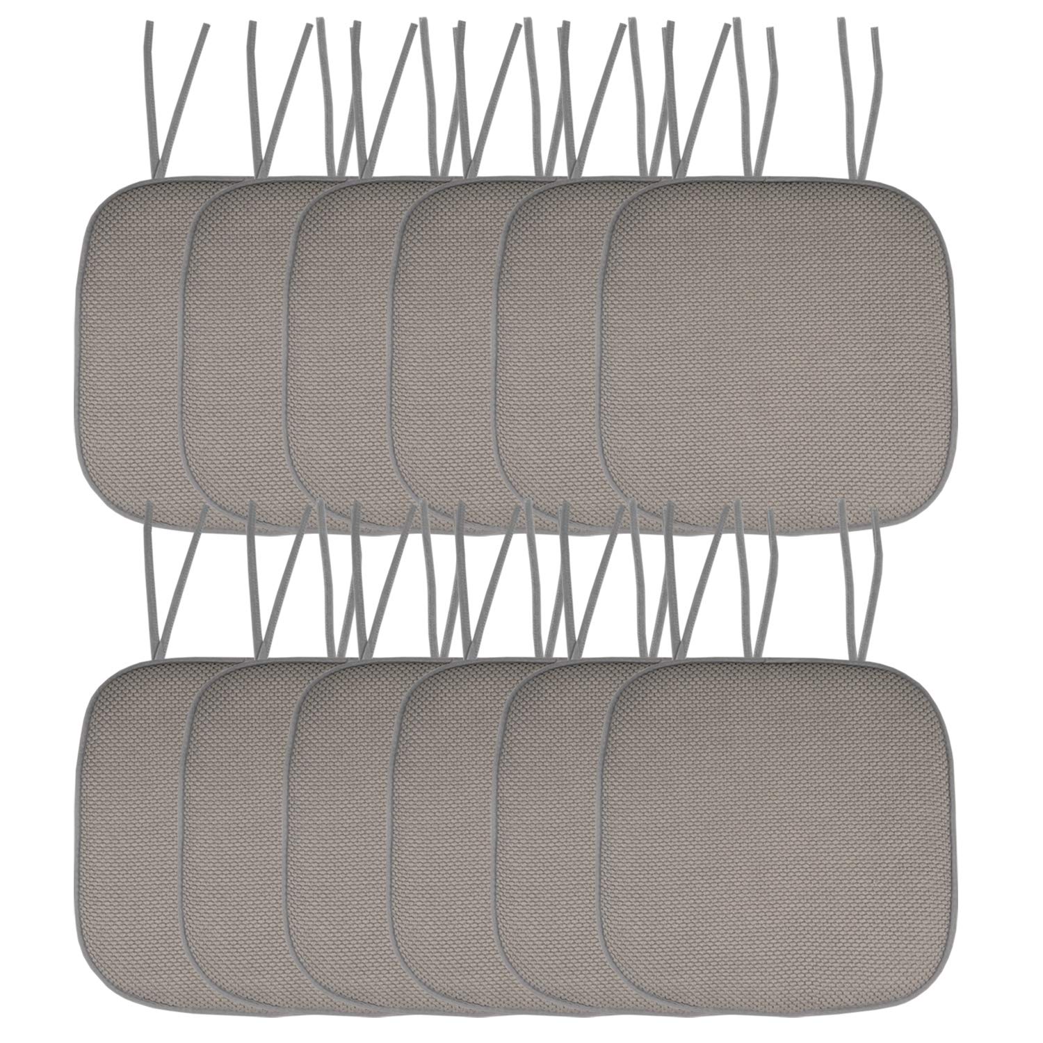 Foto 2 pulgar | Cojín Para Silla Sweet Home Collection, Espuma Viscoelástica, Paquete De 12 - Venta Internacional.