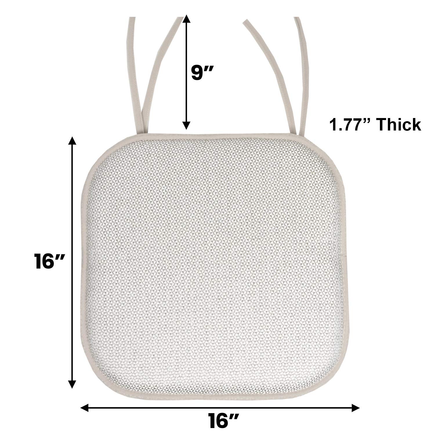 Foto 4 | Cojín Para Silla Sweet Home Collection, Espuma Viscoelástica, 40 X 40 Cm - Venta Internacional.