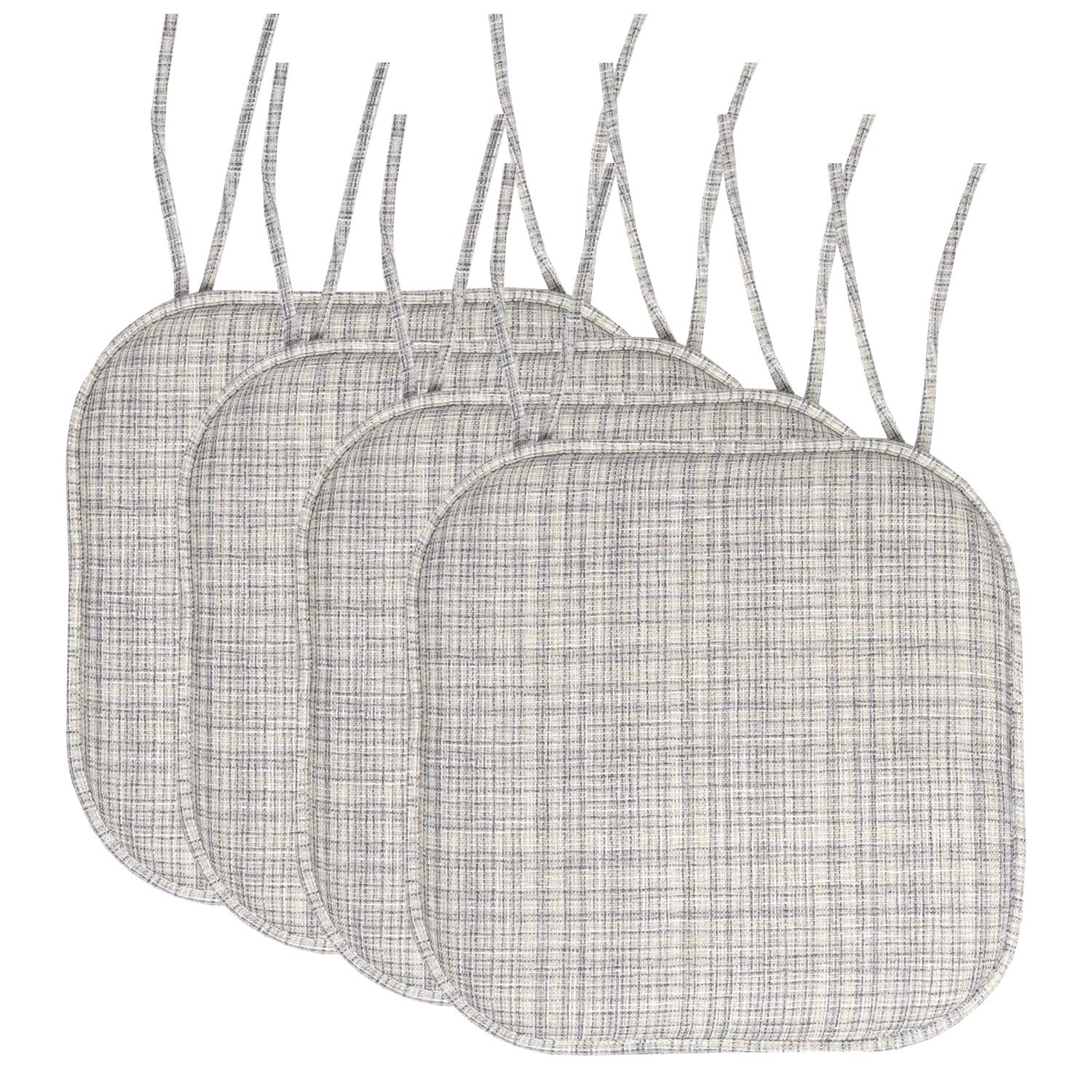 Cojín Para Silla Sweet Home Collection, Espuma Viscoelástica, 40 X 40 Cm, Paquete De 4 Unidades - Venta Internacional.