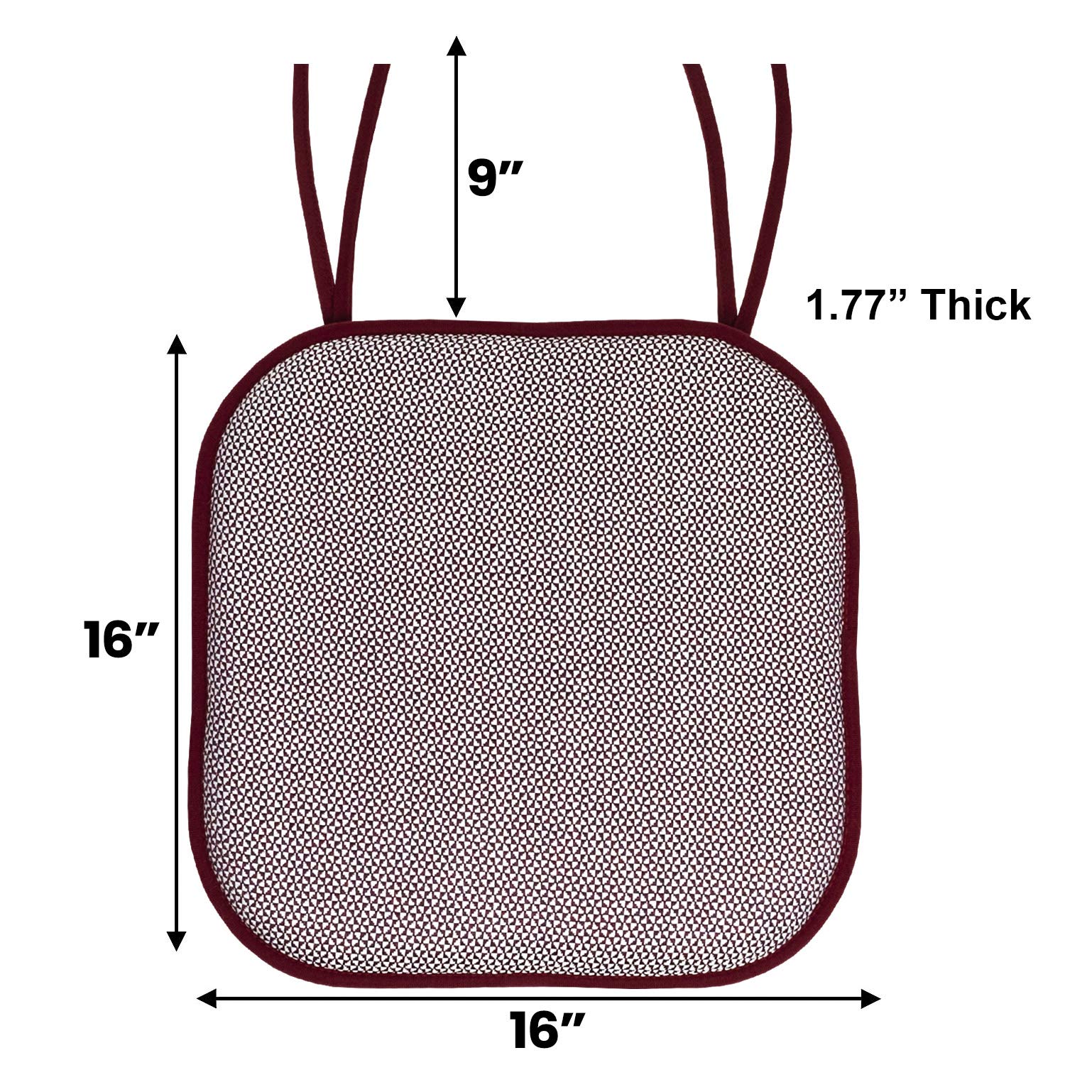 Foto 4 | Cojín Para Silla Sweet Home Collection, Espuma Viscoelástica, Paquete De 6 - Venta Internacional.