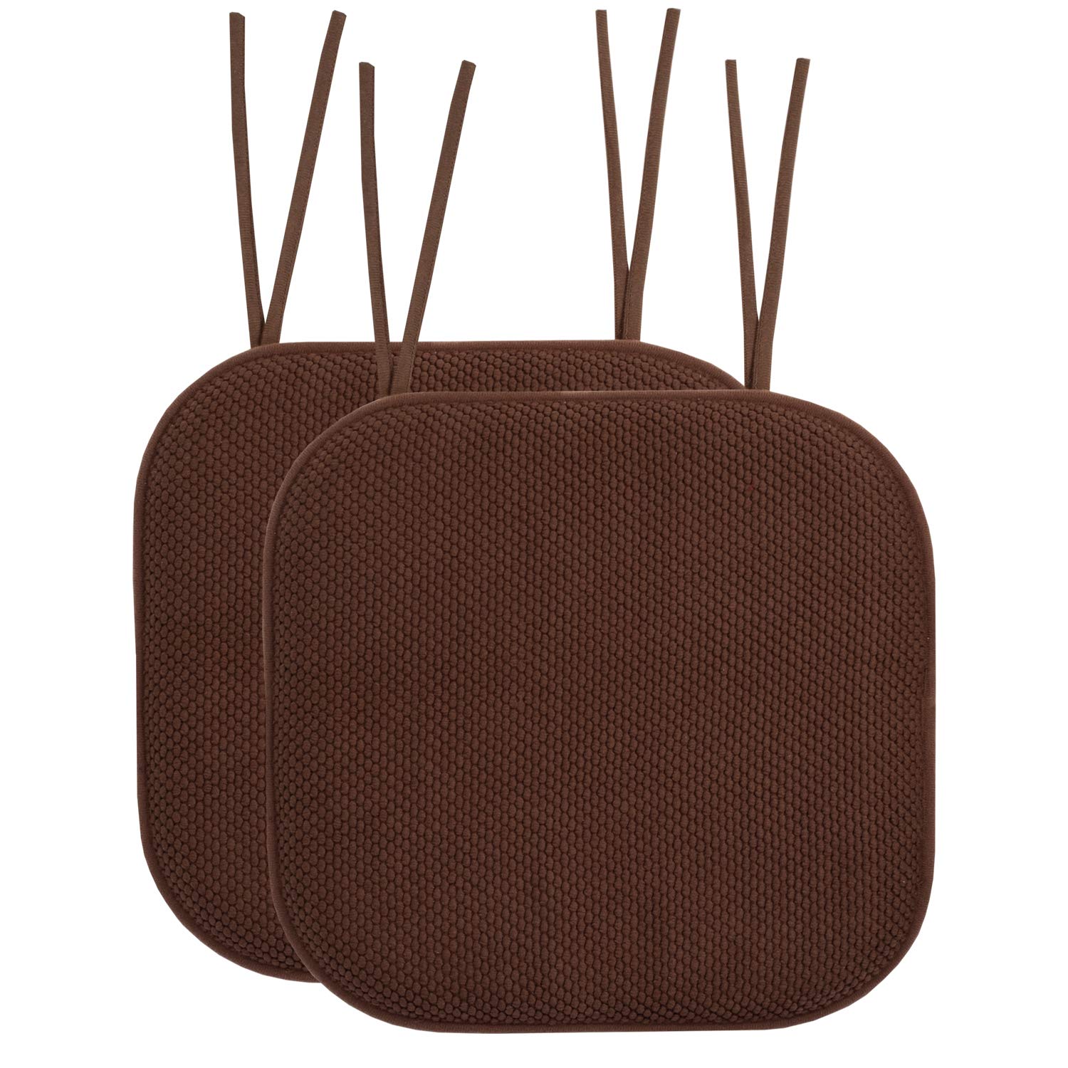 Cojín Para Silla Sweet Home Collection, Espuma Viscoelástica, Paquete De 2 - Venta Internacional.