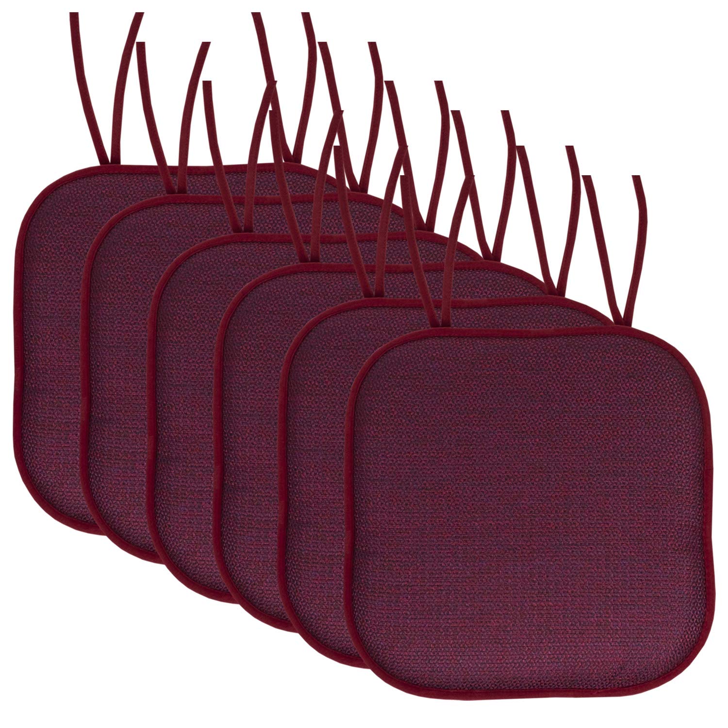 Foto 1 | Cojín Para Silla Sweet Home Collection, Espuma Viscoelástica, Paquete De 6 - Venta Internacional.
