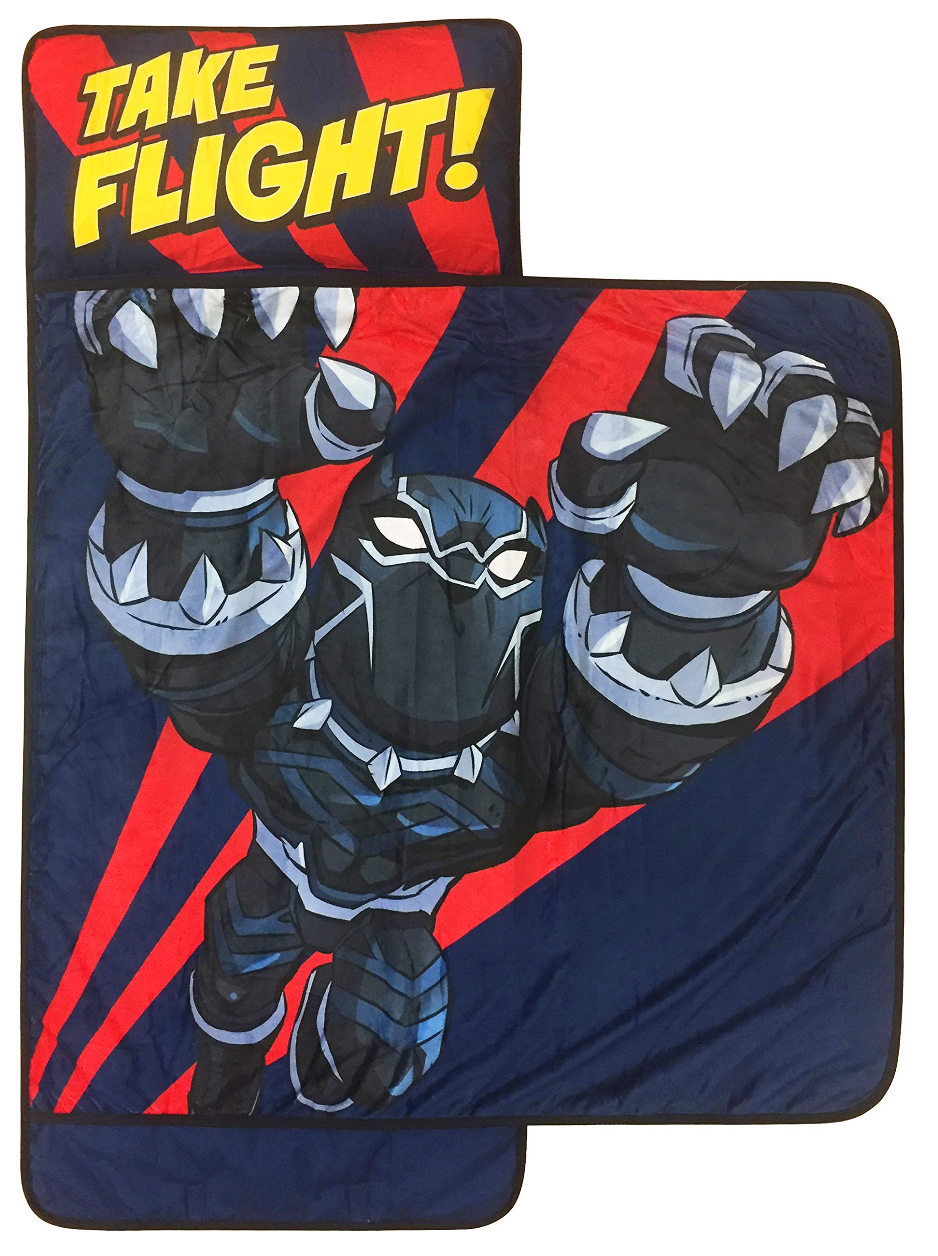 Tapete De Siesta Jay Franco Marvel Super Hero Adventures Panther De 3 A 5 Años - Venta Internacional.
