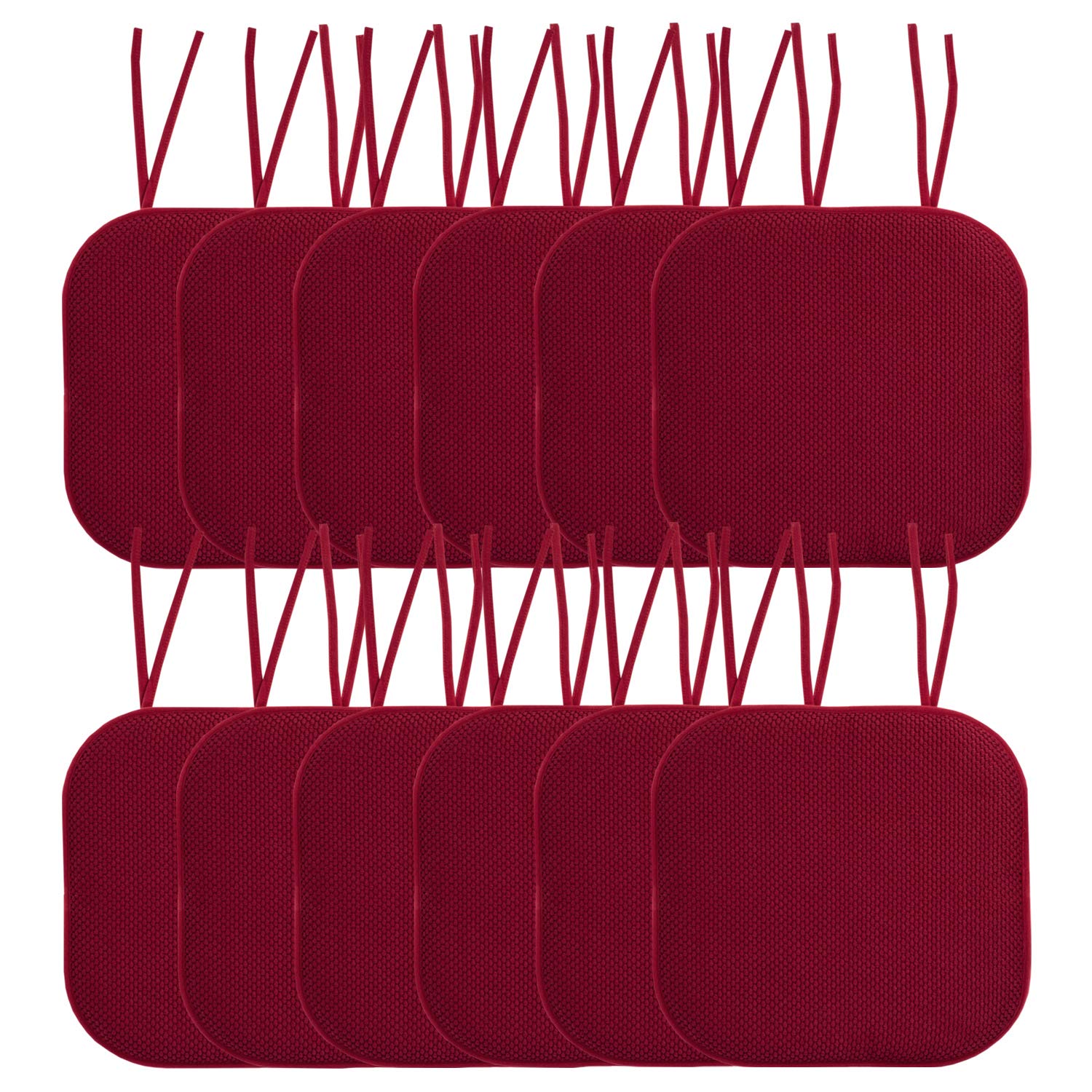 Foto 1 | Cojín Para Silla Sweet Home Collection, Espuma Viscoelástica, Paquete De 12 - Venta Internacional.