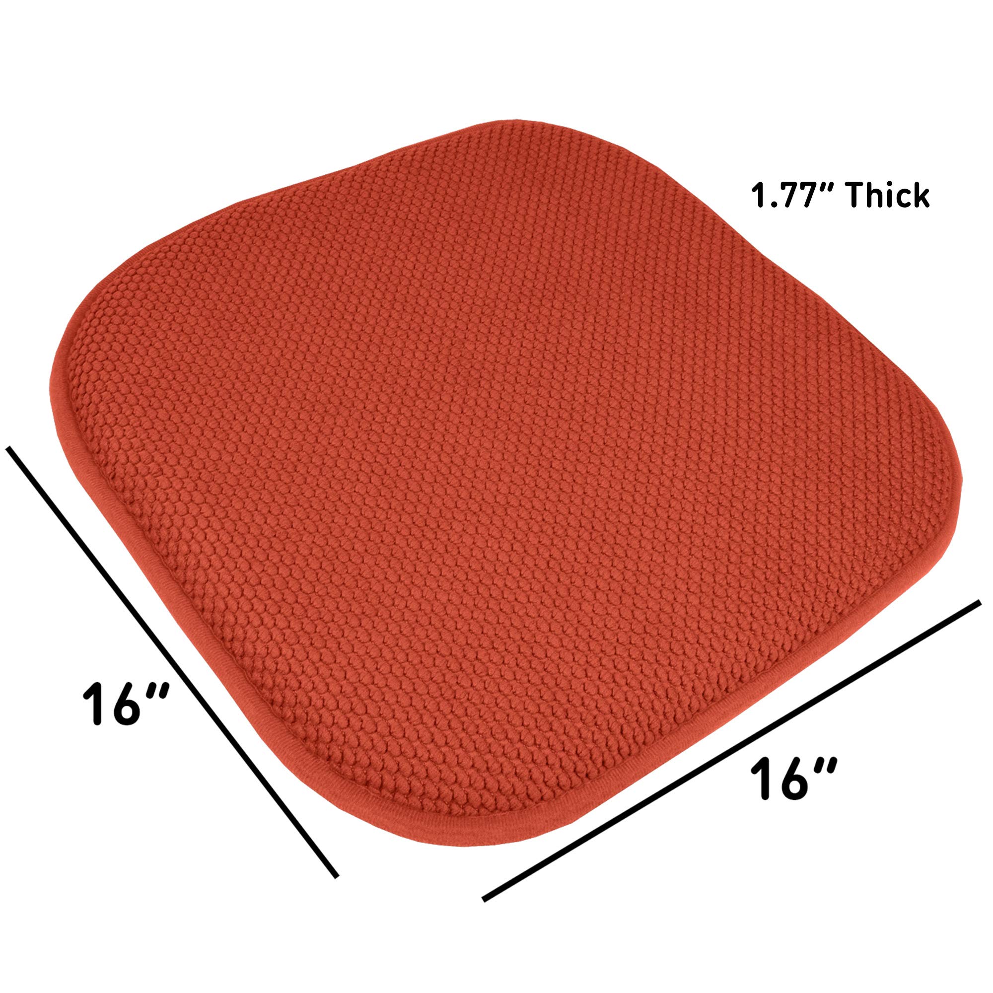 Foto 5 pulgar | Cojín Para Silla Sweet Home Collection, Espuma Viscoelástica, Paquete De 12 - Venta Internacional.