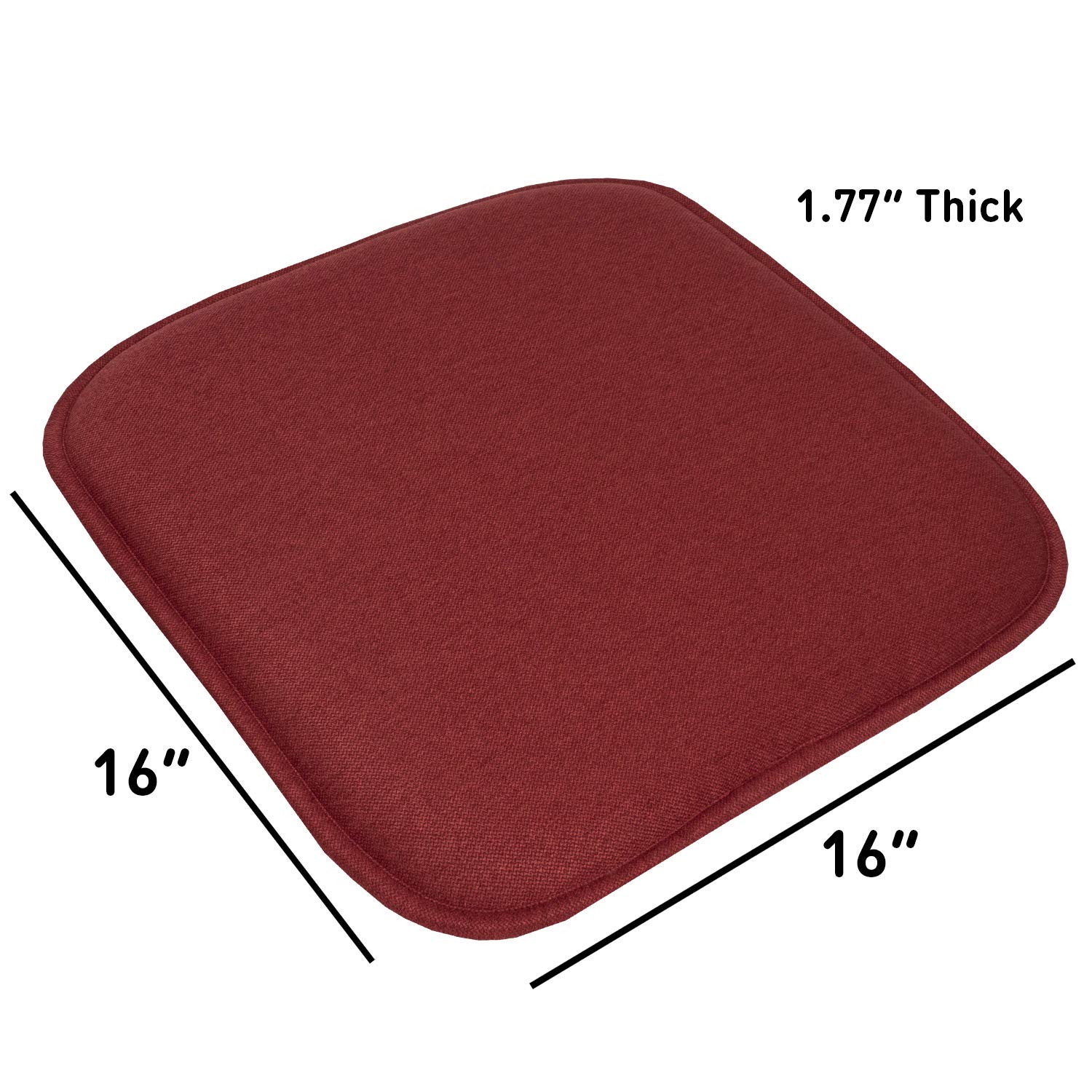 Foto 4 | Cojín Para Silla Sweet Home Collection, Espuma Viscoelástica, 40 X 40 Cm, Paquete De 2 - Venta Internacional.