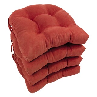 Foto 1 | Cojín Para Silla Blazing Needles, Microgamuza, 40 X 40 Cm, Color Rojo Cardenal - Venta Internacional.