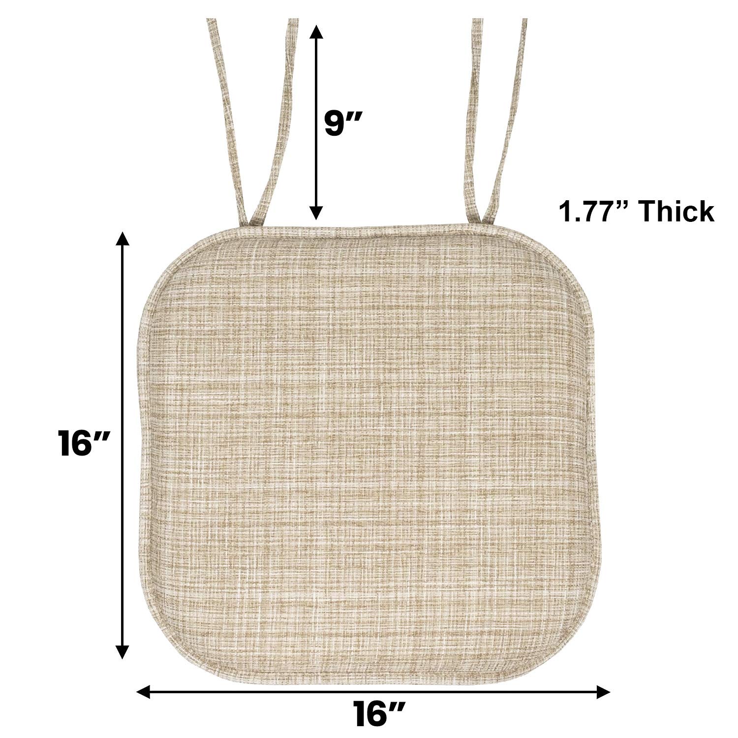 Foto 4 pulgar | Cojín Para Silla Sweet Home Collection, Espuma Viscoelástica, 40 X 40 Cm - Venta Internacional.