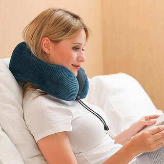 Foto 2 | Almohada Cojín Cuello De Viaje Almohada Espuma Lab.g Gris