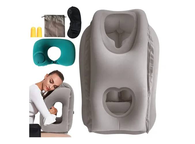 Foto 2 pulgar | Xtellar Almohada Inflable Portátil: Diseño Multifuncional Para Viaje Y Descanso''