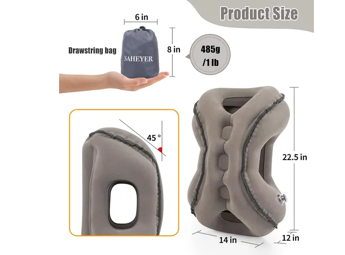 Foto 4 pulgar | Almohada Inflable De Viaje Xtellar: Descanso Premium Para Viajeros