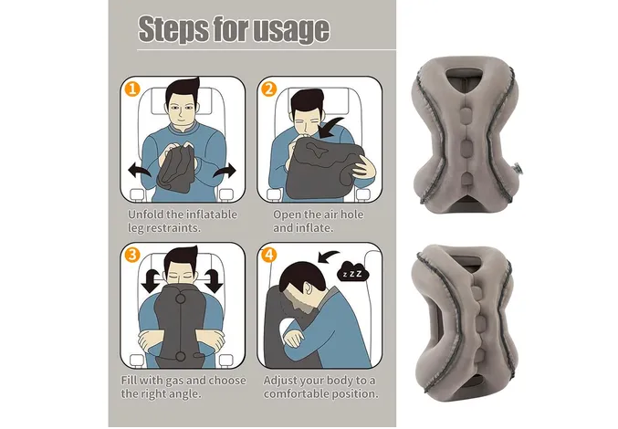 Foto 5 pulgar | Almohada Inflable De Viaje Xtellar: Descanso Premium Para Viajeros
