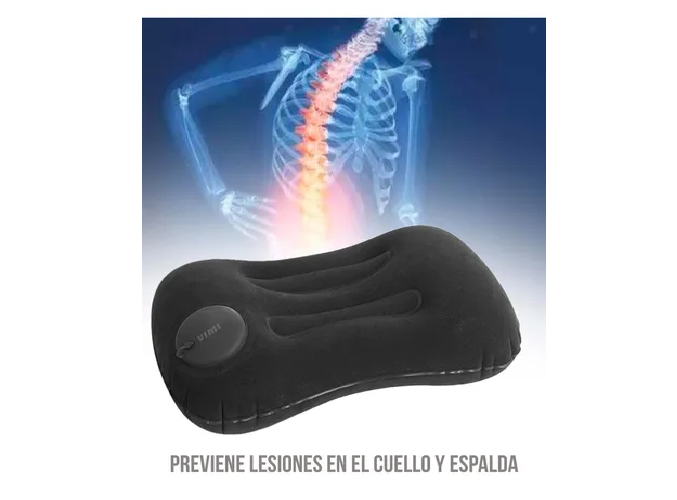 Foto 3 pulgar | Xtellar Almohada De Viaje Inflable Y Comprimible - Su Mejor Compañera De Aventuras Exteriores