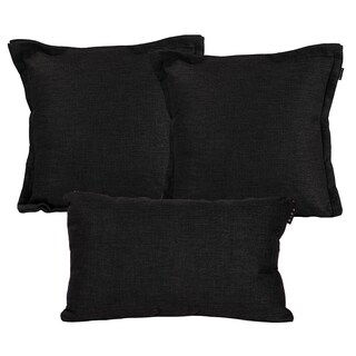 Foto 1 | Set de 3 Cojines 2 Kappa Grande Delta Rectangular Negros