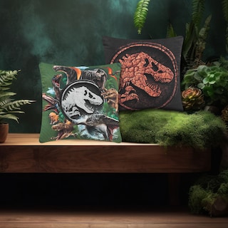 Foto 2 | Cojín Reversible Jurassic World Bones