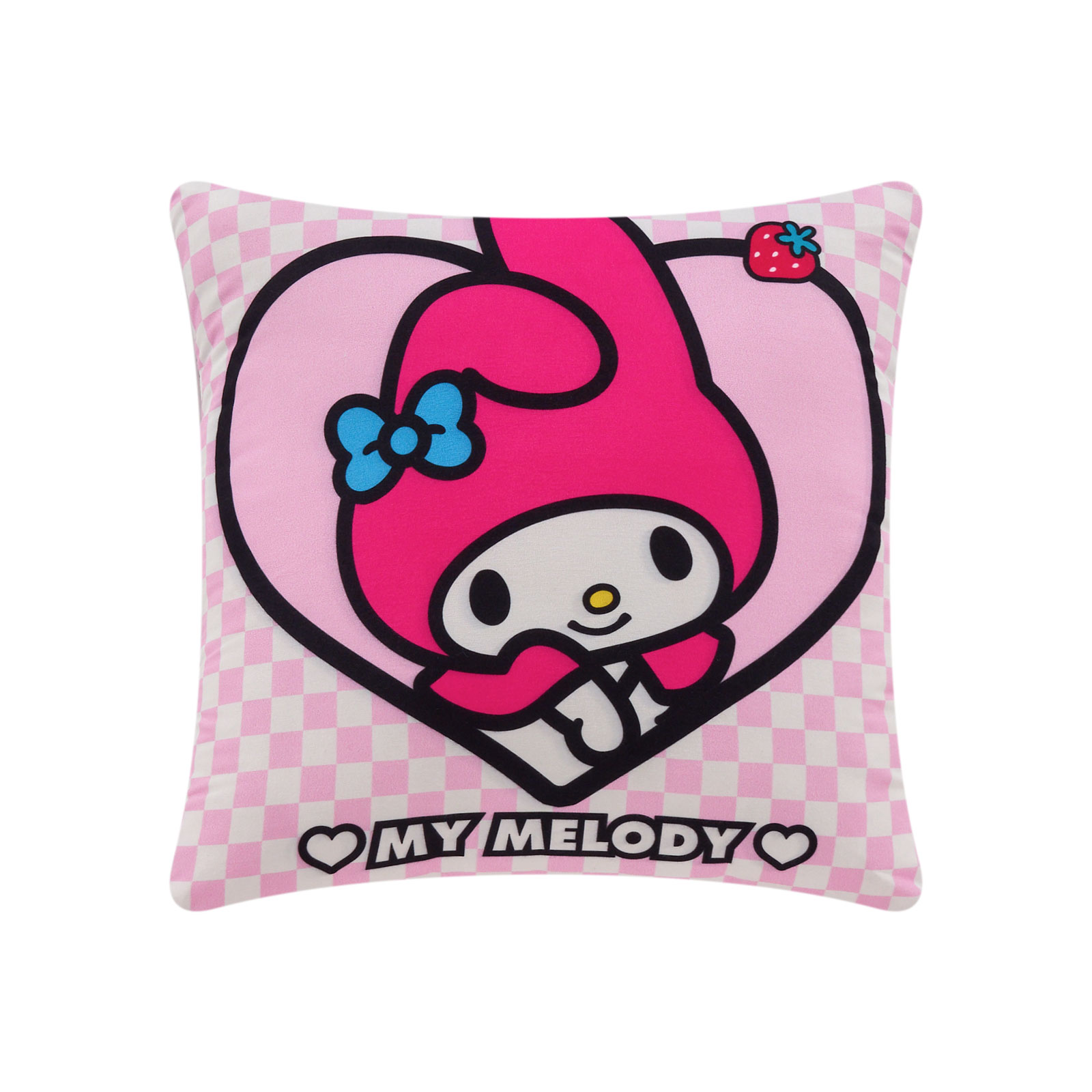 Foto 4 pulgar | Cojín Reversible Kuromi Y My Melody