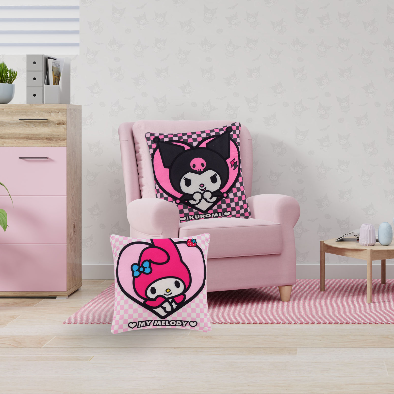 Foto 4 | Cojín Reversible Kuromi Y My Melody
