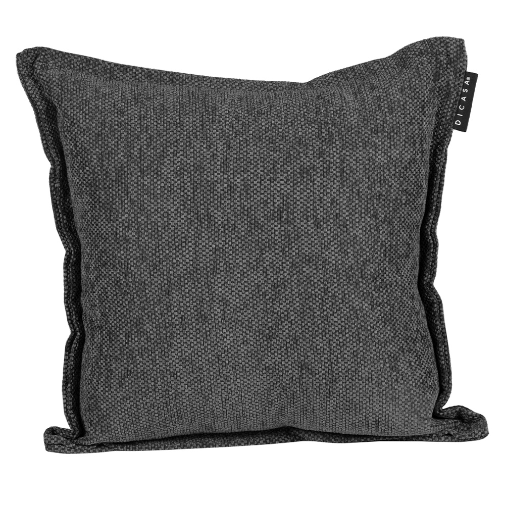Cojín Decorativo Dicasa Kappa Gris Oscuro