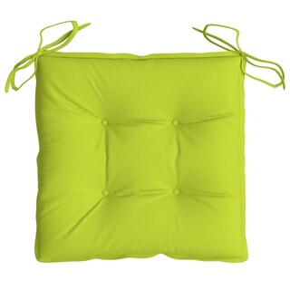 Foto 7 | Cojines Para Silla Vidaxl Tela Verde Brillante 40 X 40 X 7 Cm 6 Unidades - Venta Internacional.