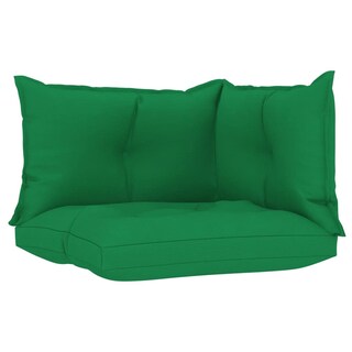Foto 1 | Cojines De Sofá Pallet Vidaxl Tela Verde 3 Unidades - Venta Internacional.