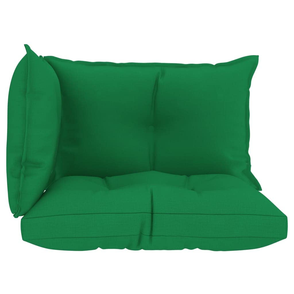 Foto 3 pulgar | Cojines De Sofá Pallet Vidaxl  Tela Verde  3 Unidades - Venta Internacional.
