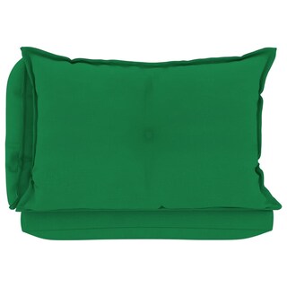 Foto 4 | Cojines De Sofá Pallet Vidaxl Tela Verde 3 Unidades - Venta Internacional.