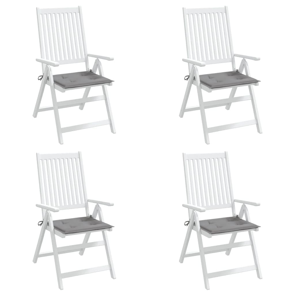 Foto 6 pulgar | Cojines Para Silla Vidaxl  Cómodos  Exteriores  Jardín  Gris  40 X 40 X 3 Cm - Venta Internacional.