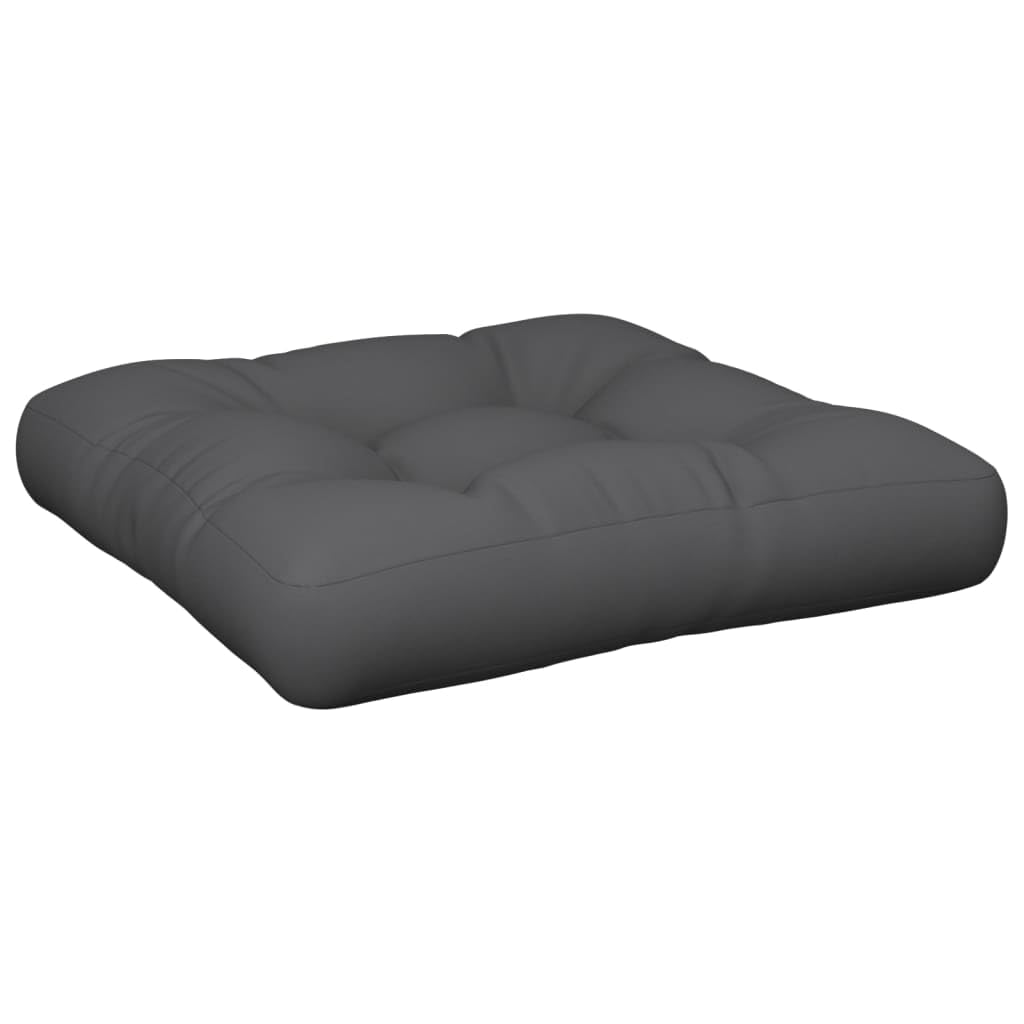 Foto 2 pulgar | Cojín Pallet Vidaxl De Tela De Poliéster Gris 50x50x12 Cm - Venta Internacional.