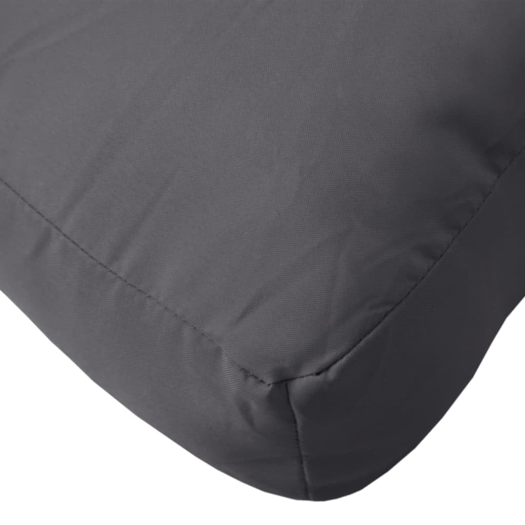 Foto 7 | Cojín Pallet Vidaxl De Tela De Poliéster Gris 50x50x12 Cm - Venta Internacional.