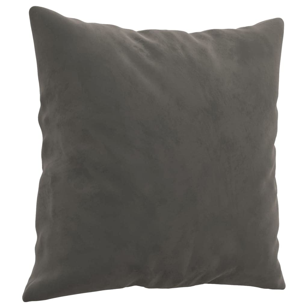 Foto 5 pulgar | Juego De 2 Cojines Vidaxl De Terciopelo Gris Oscuro De 40 X 40 Cm - Venta Internacional.