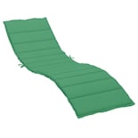 Cojín Para Tumbona Vidaxl Para Exteriores Resistente A La Intemperie Color Verde - Venta Internacional.