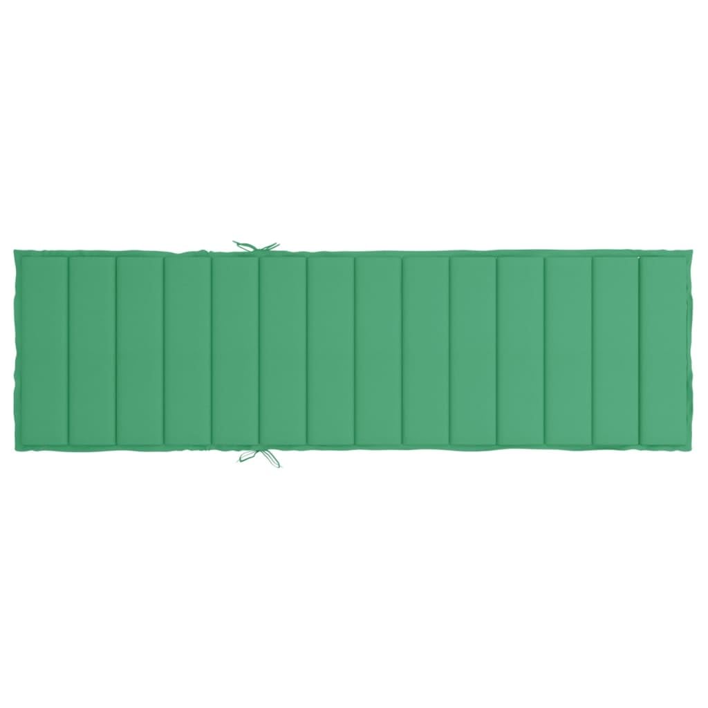 Foto 4 pulgar | Cojín Para Tumbona Vidaxl Para Exteriores  Resistente A La Intemperie  Color Verde - Venta Internacional.