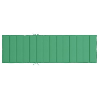 Foto 3 | Cojín Para Tumbona Vidaxl Para Exteriores Resistente A La Intemperie Color Verde - Venta Internacional.