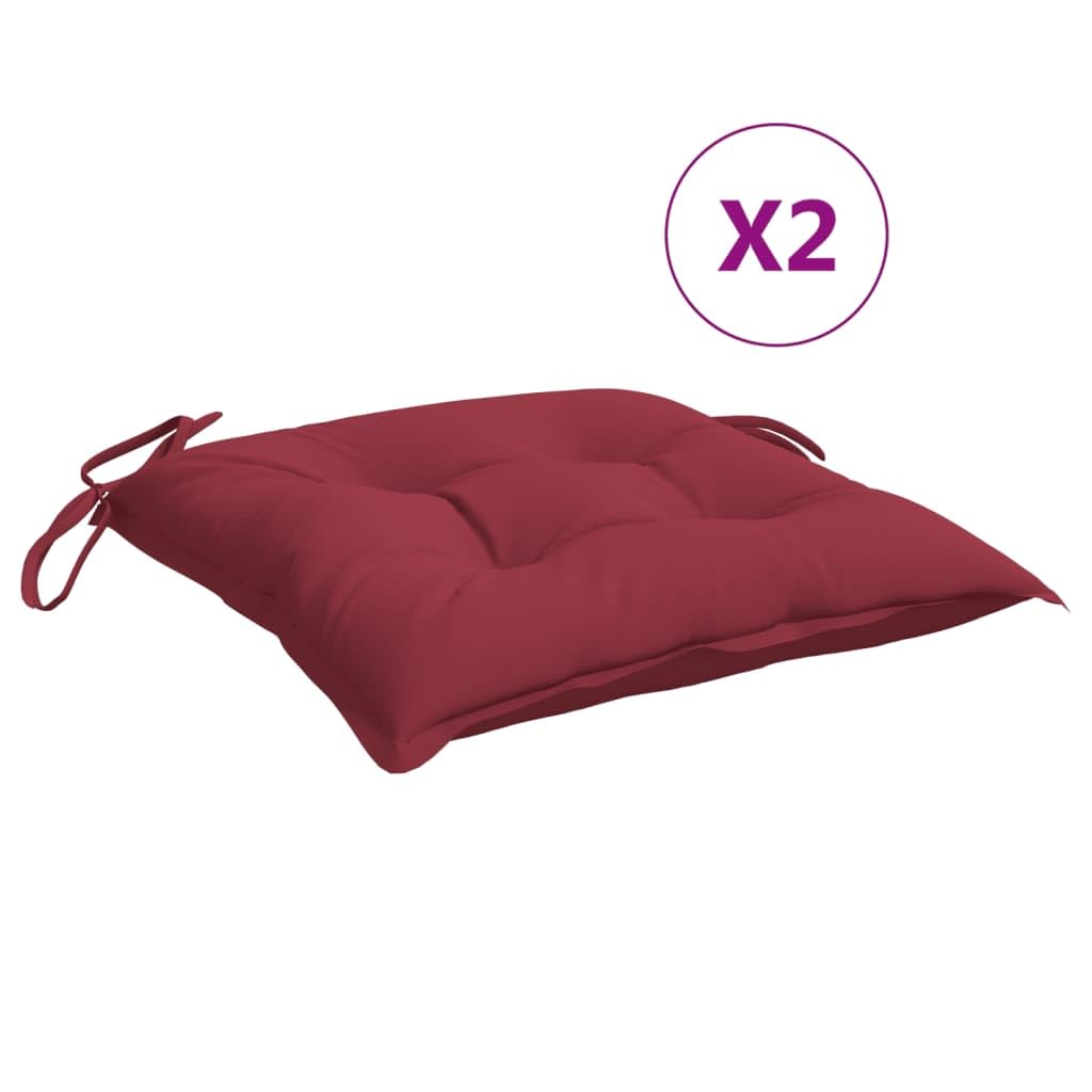 Foto 4 pulgar | Cojines para Palets VidaXL Vino 50 x 50 cm 2 Piezas - Venta Internacional
