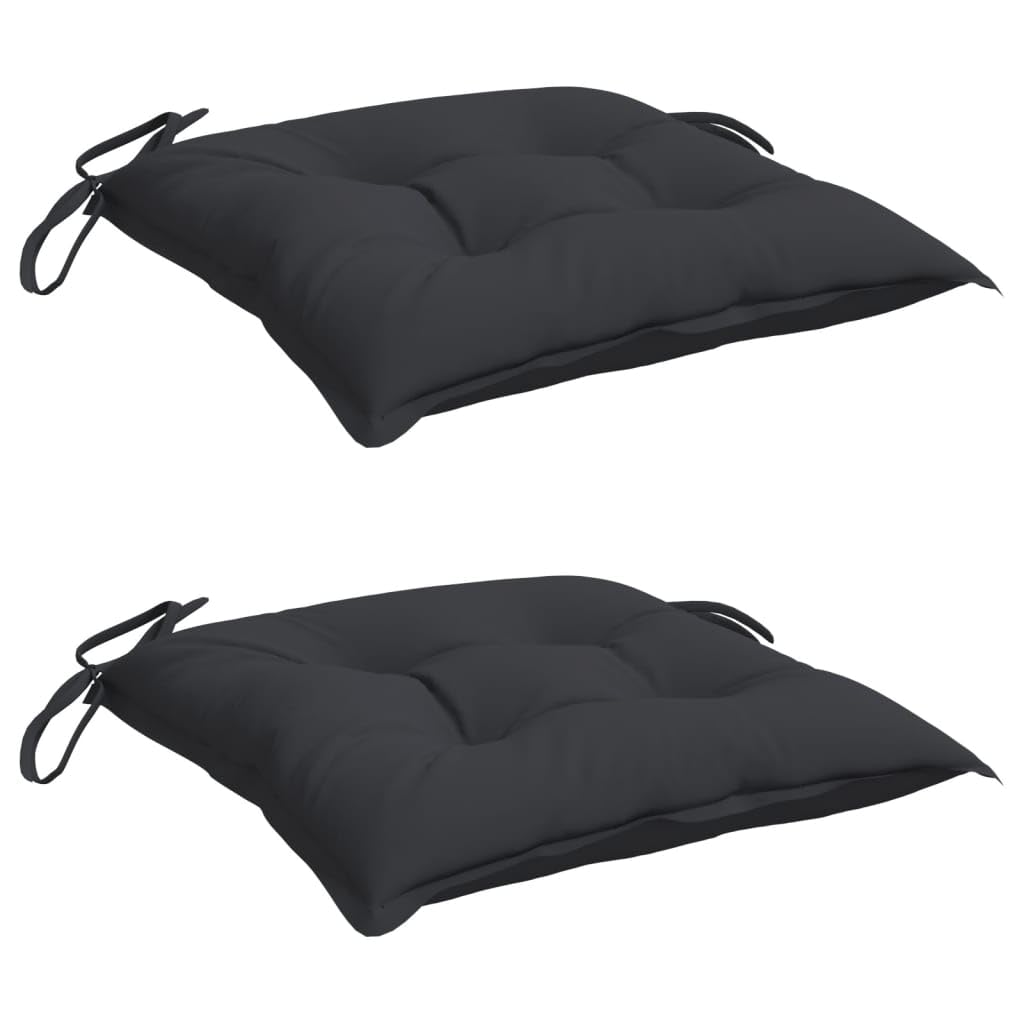 Foto 2 pulgar | Cojines para Silla VidaXL Negros 40 x 40 cm 2 Piezas - Venta Internacional
