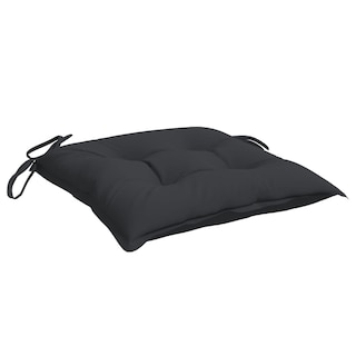 Foto 2 | Cojines para Silla VidaXL Negros 40 x 40 cm 2 Piezas - Venta Internacional