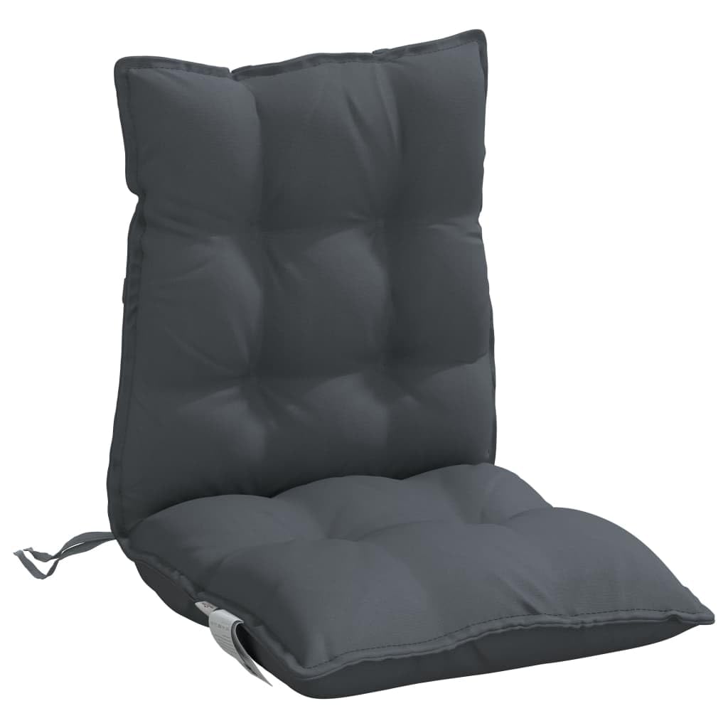 Foto 6 pulgar | Cojines Para Silla Vidaxl Lowback  Tela Oxford Antracita  2 Unidades - Venta Internacional.