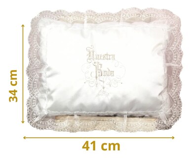 Foto 2 | Cojines Boda Matrimonio Hincarse Colonial + Incluyen Caja Barroco