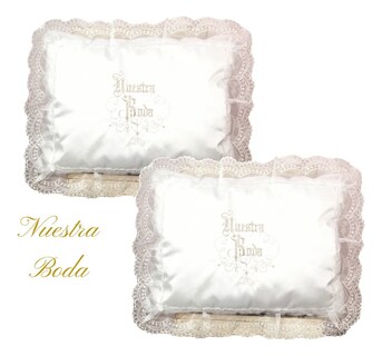 Foto 3 | Cojines Boda Matrimonio Hincarse Colonial + Incluyen Caja Barroco