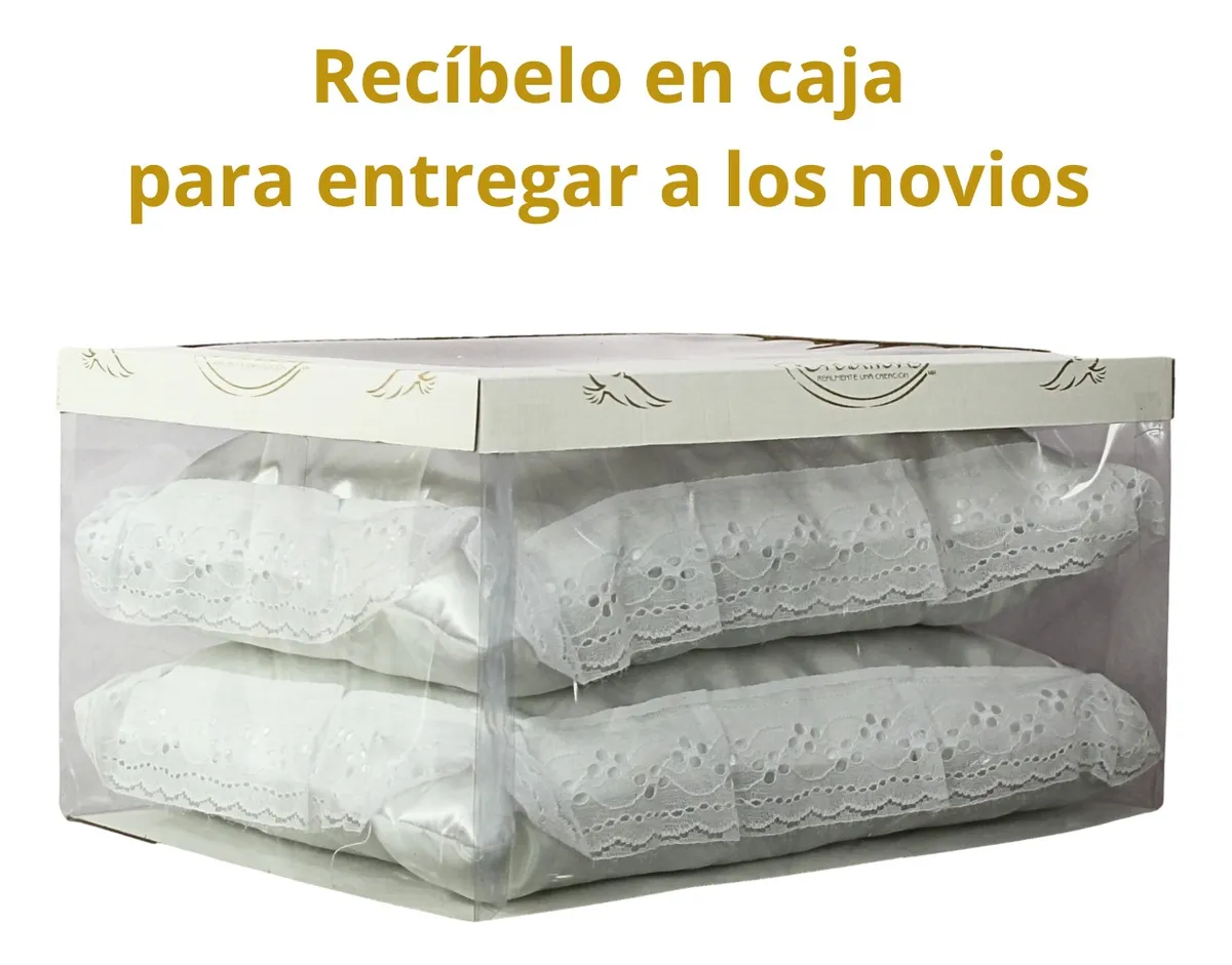Foto 4 | Cojines Boda Matrimonio Hincarse Colonial + Incluyen Caja Barroco