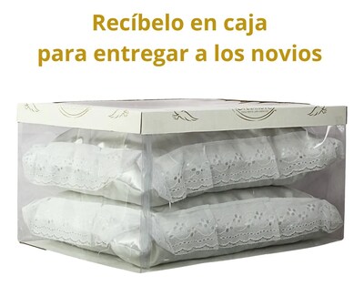 Foto 4 | Cojines Boda Matrimonio Hincarse Colonial + Incluyen Caja Barroco