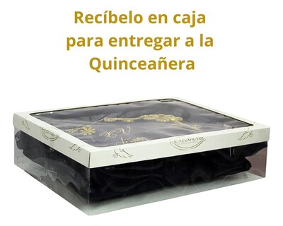 Foto 2 | Cojin Recuerdo 15 Años Azul Cielo Celeste+ Incluye Caja