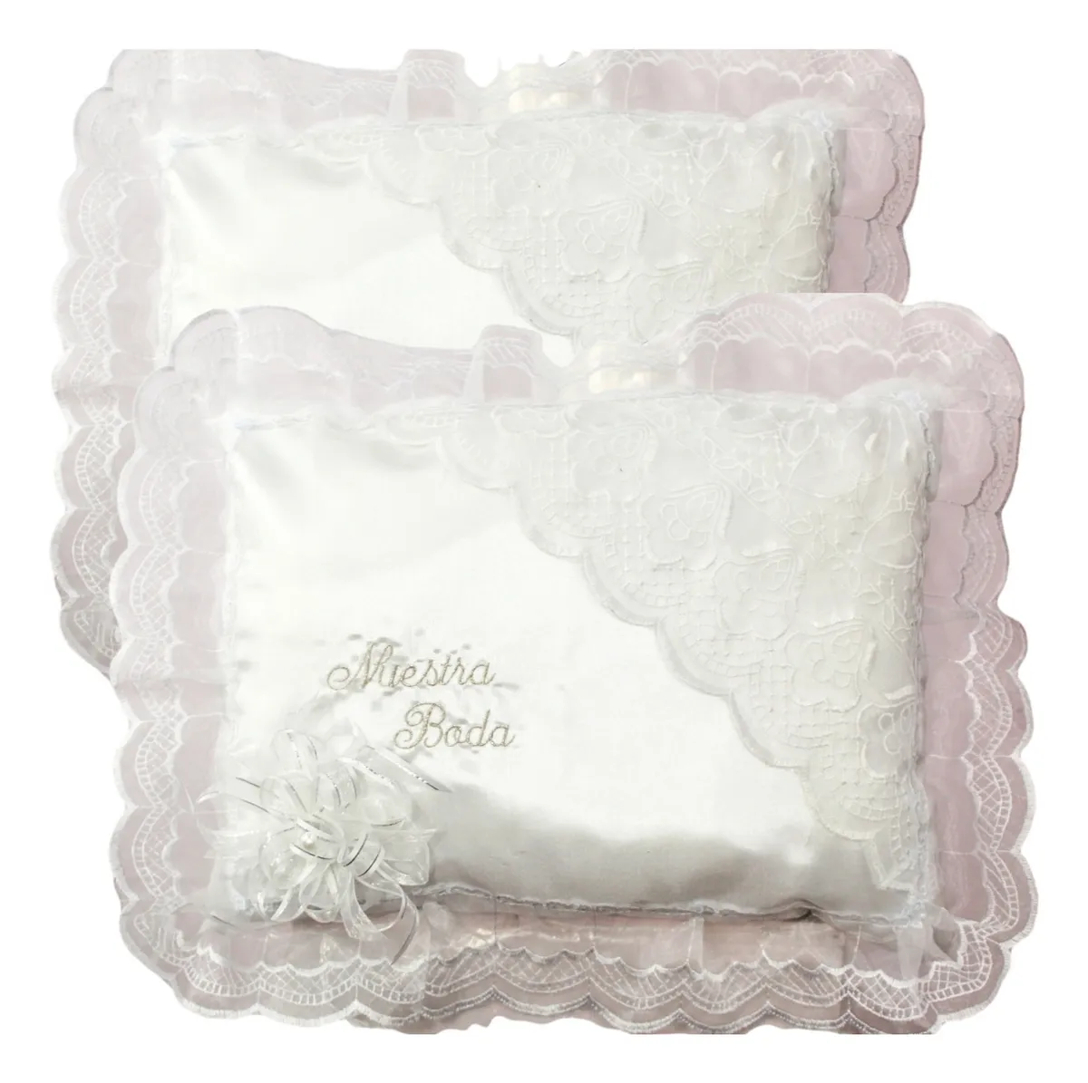 Cojines Boda Matrimonio Hincar + Incluyen Caja Aplicación