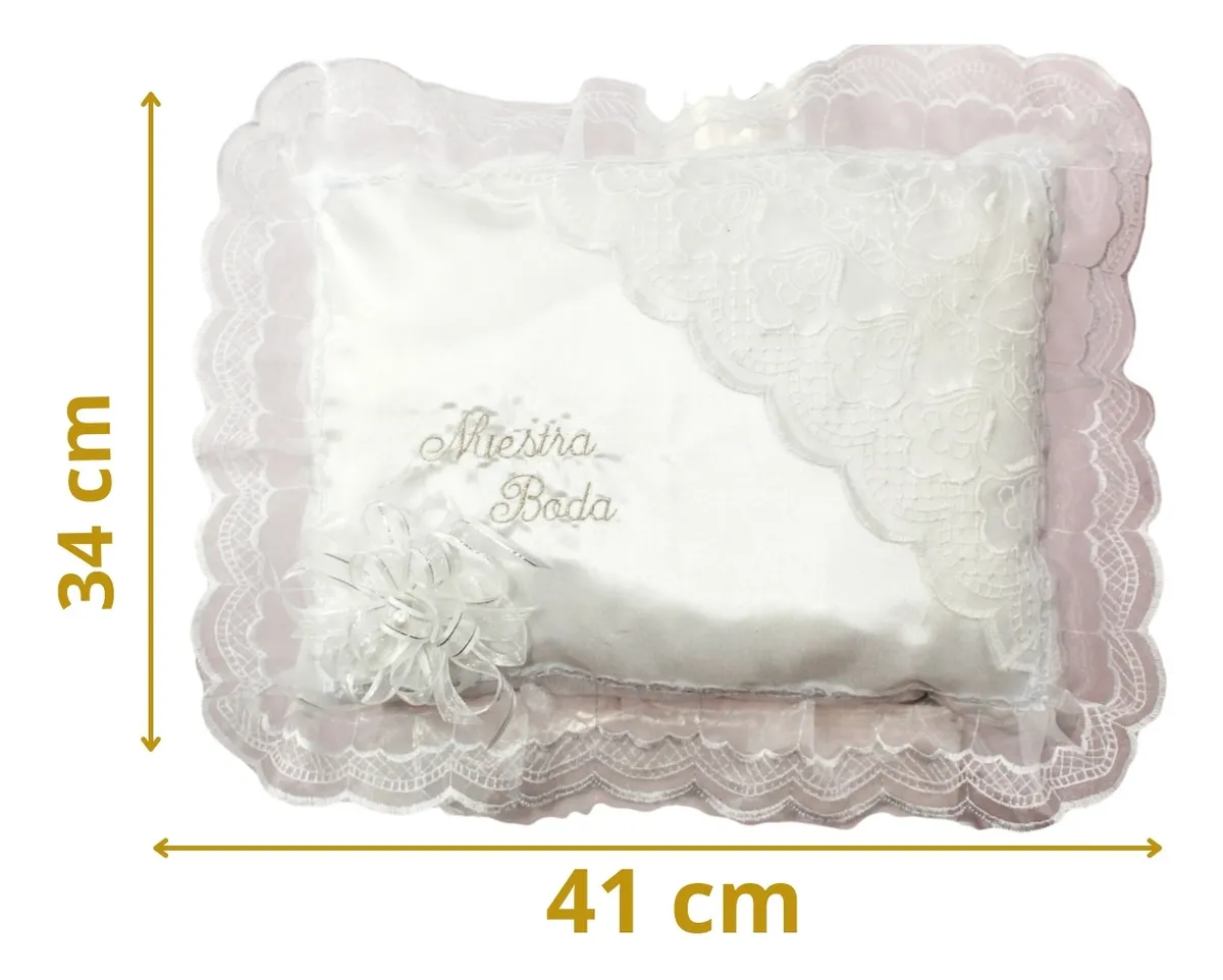 Foto 3 pulgar | Cojines Boda Matrimonio Hincar + Incluyen Caja Aplicación
