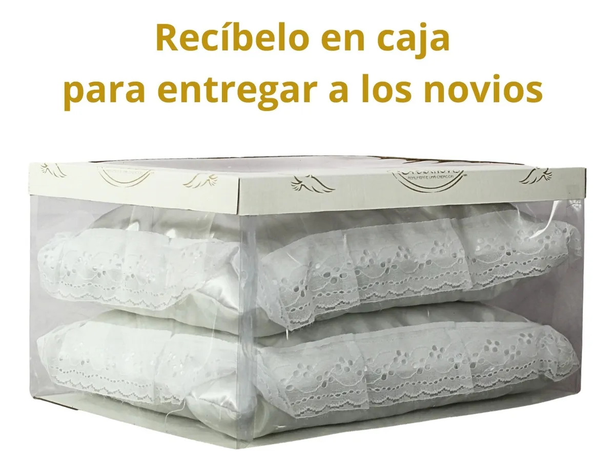 Foto 4 pulgar | Cojines Boda Matrimonio Hincar + Incluyen Caja Aplicación