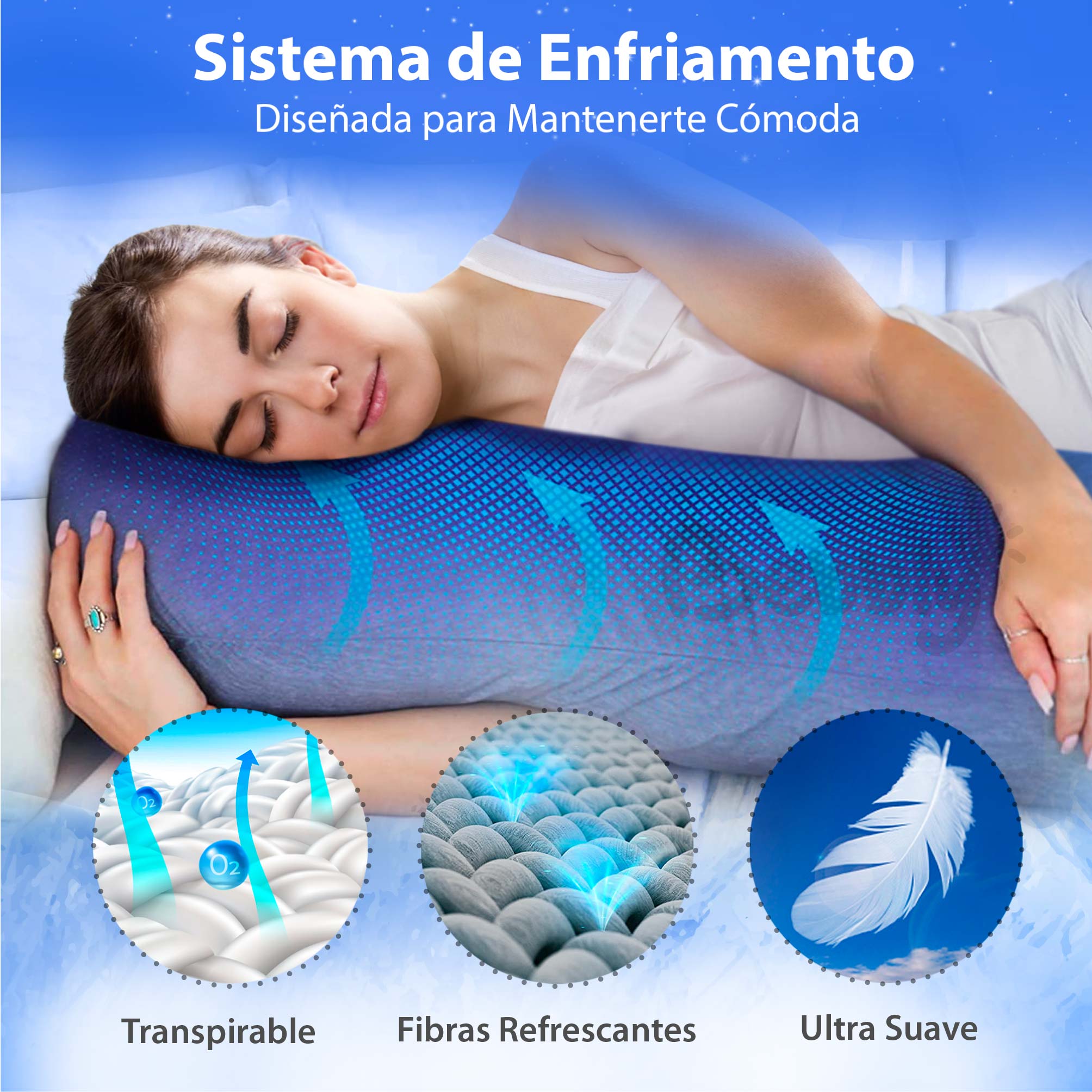 Foto 2 | Almohada Para Embarazada Tipo C De Cuerpo Completo  Magmalife
