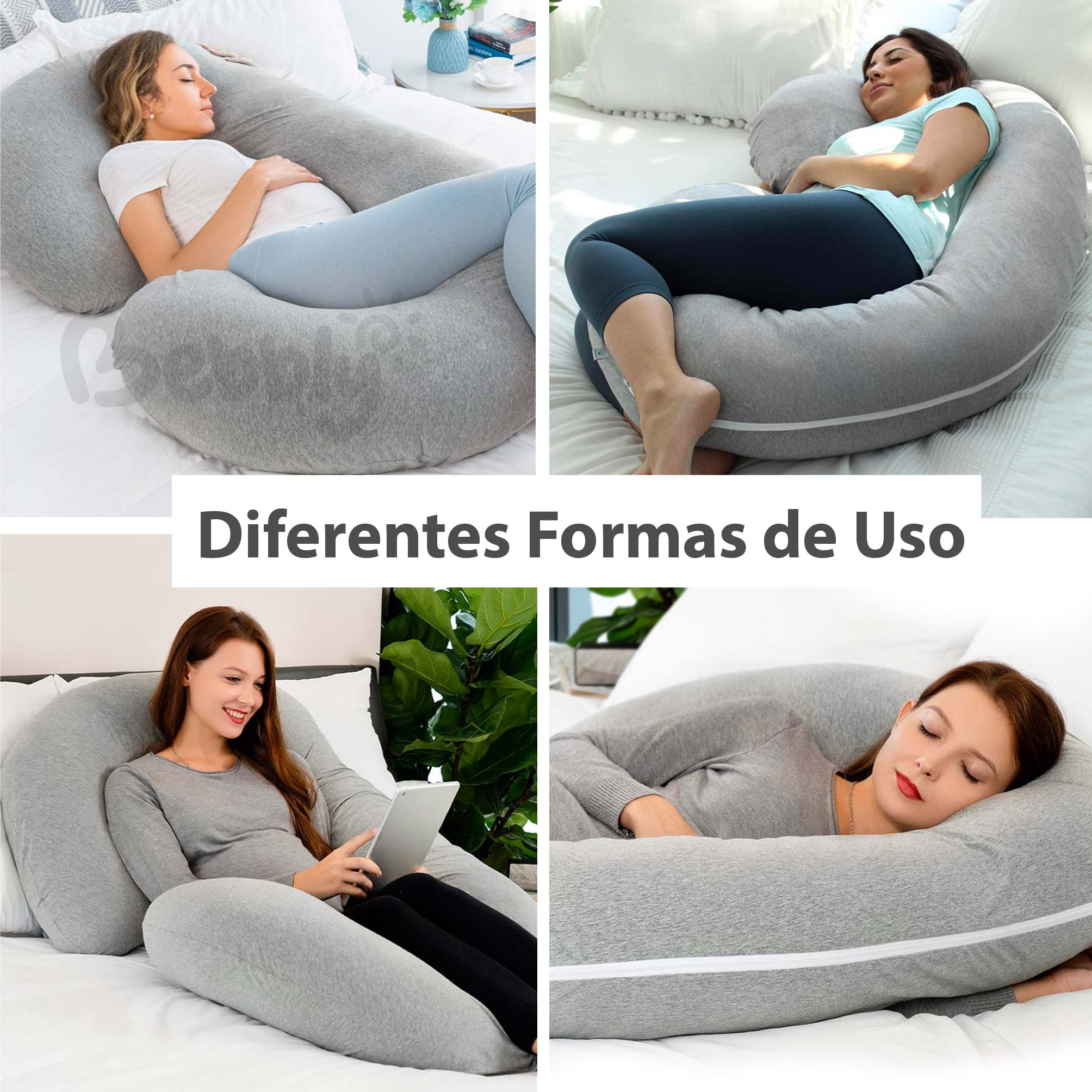 Foto 3 | Almohada Para Embarazada Tipo C De Cuerpo Completo  Magmalife